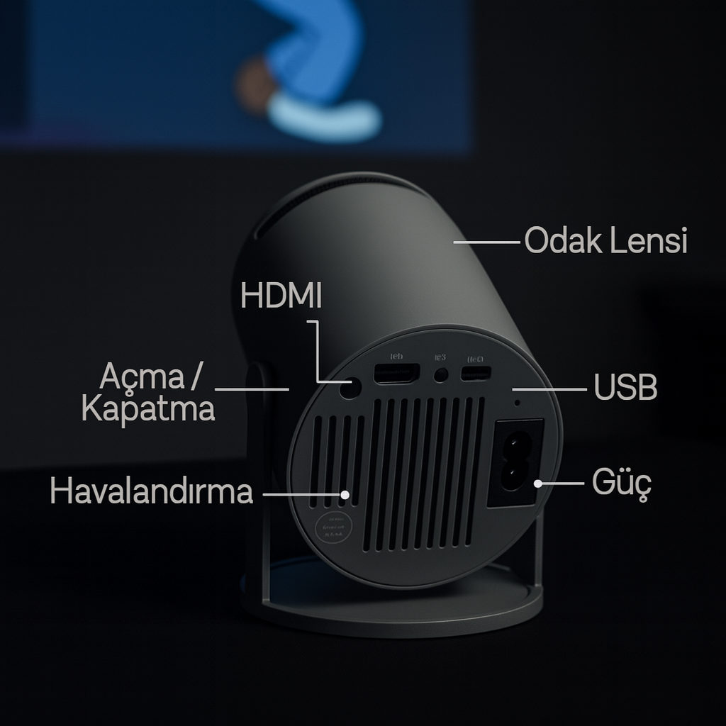 4K Projektör - Dark Fantazi